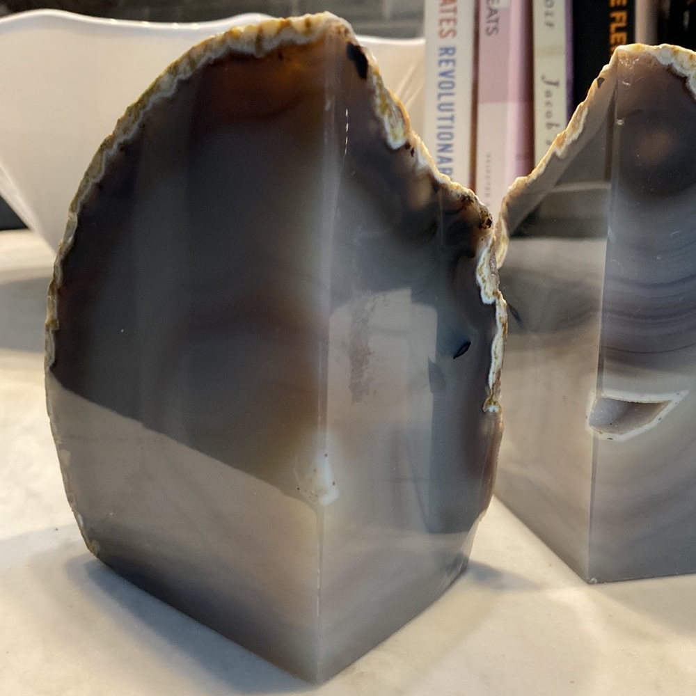 Agate Geode Bookends - Picture 6 of 13